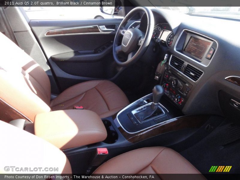 Brilliant Black / Cinnamon Brown 2011 Audi Q5 2.0T quattro