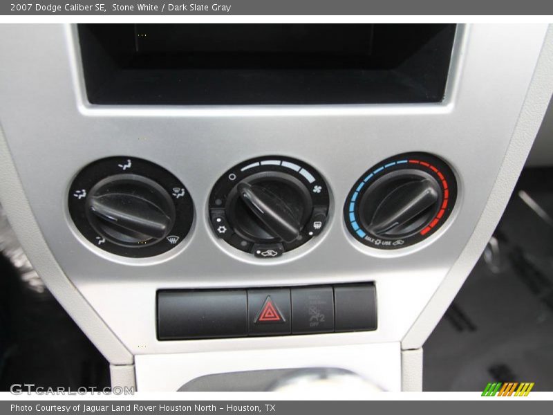 Stone White / Dark Slate Gray 2007 Dodge Caliber SE