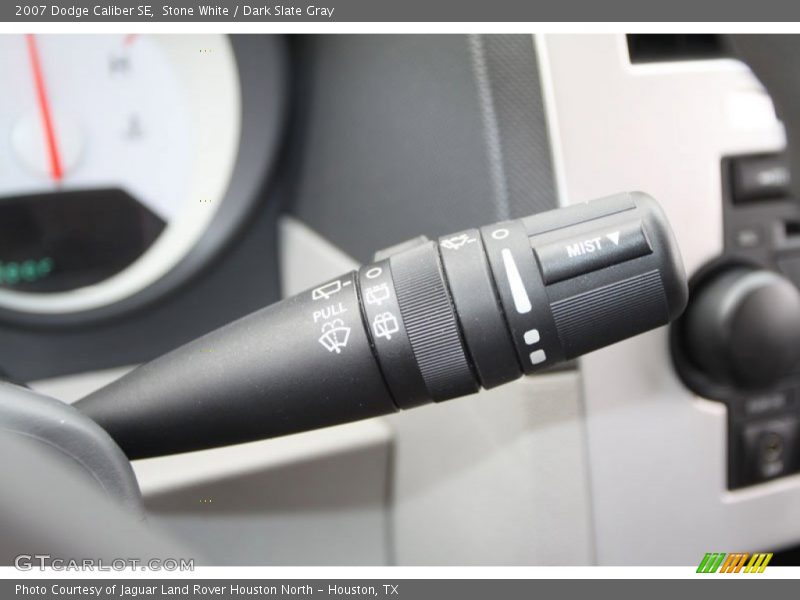 Stone White / Dark Slate Gray 2007 Dodge Caliber SE