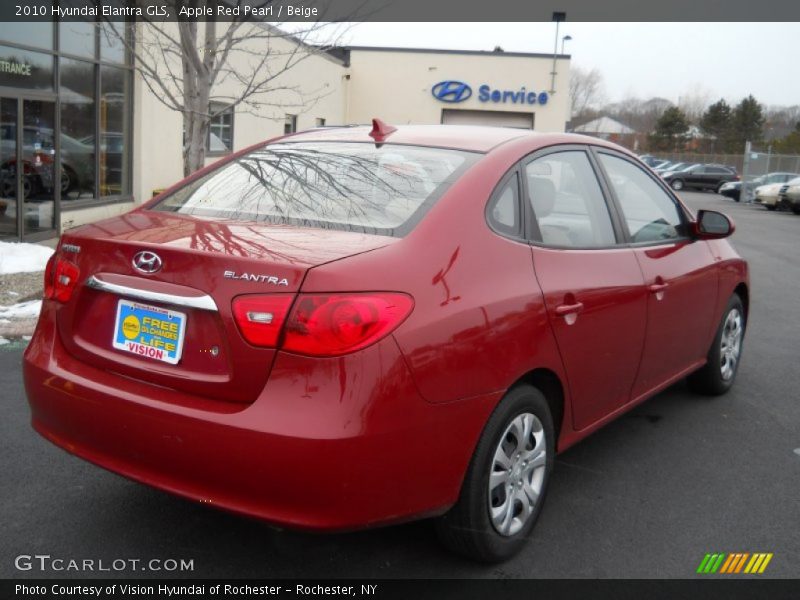 Apple Red Pearl / Beige 2010 Hyundai Elantra GLS