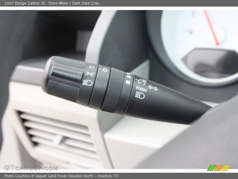 Stone White / Dark Slate Gray 2007 Dodge Caliber SE