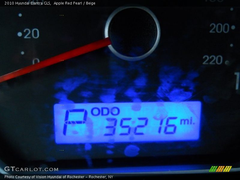 Apple Red Pearl / Beige 2010 Hyundai Elantra GLS