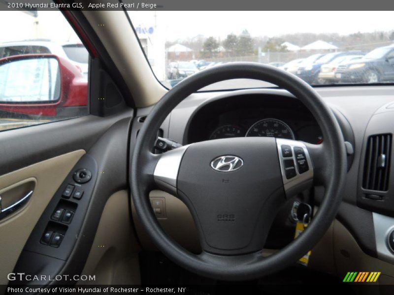 Apple Red Pearl / Beige 2010 Hyundai Elantra GLS