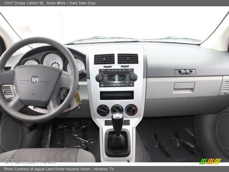 Stone White / Dark Slate Gray 2007 Dodge Caliber SE