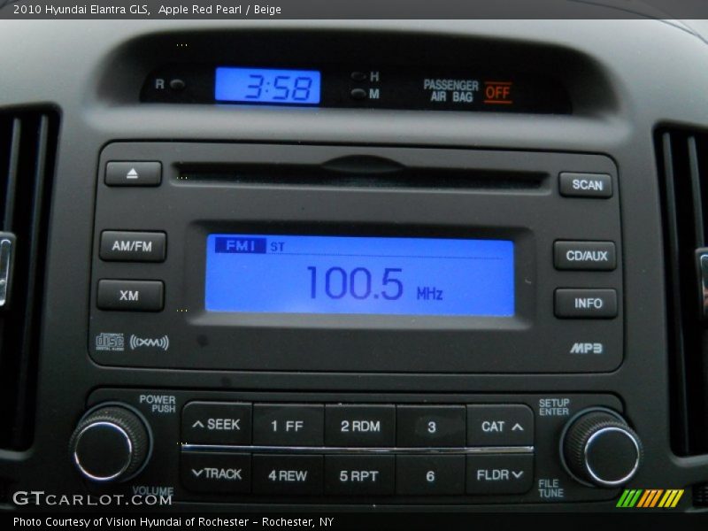 Apple Red Pearl / Beige 2010 Hyundai Elantra GLS