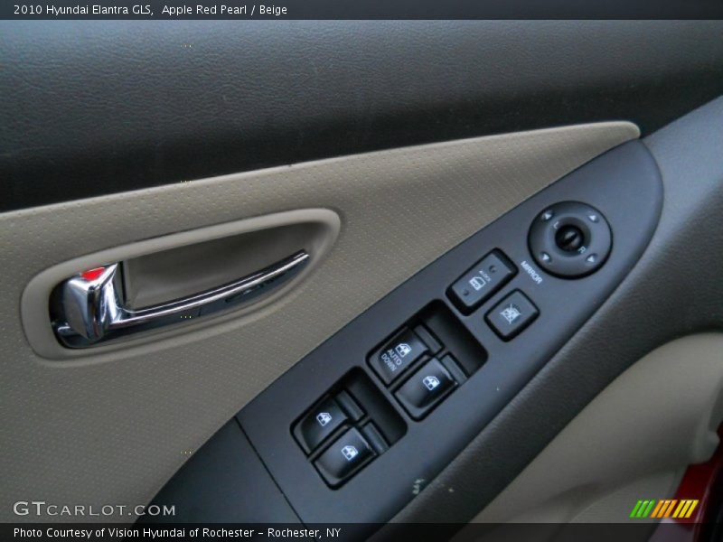 Apple Red Pearl / Beige 2010 Hyundai Elantra GLS