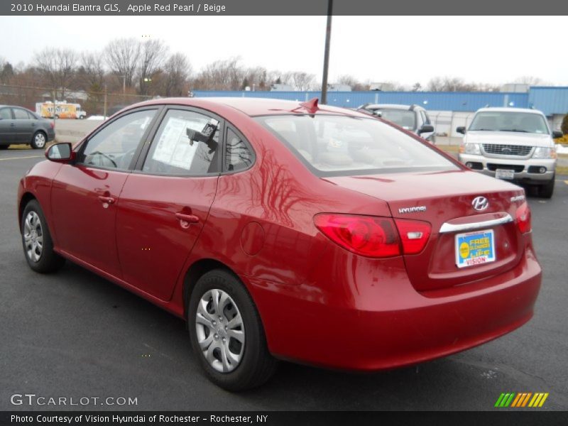 Apple Red Pearl / Beige 2010 Hyundai Elantra GLS