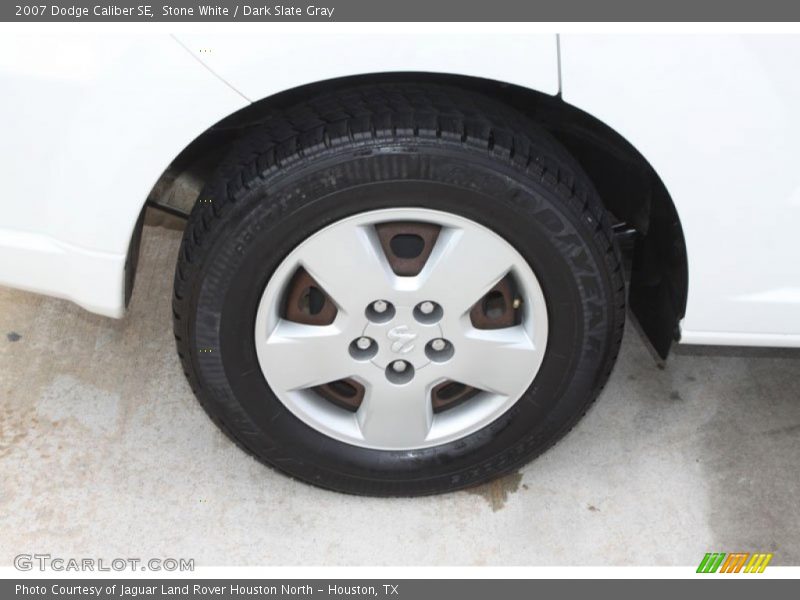 Stone White / Dark Slate Gray 2007 Dodge Caliber SE