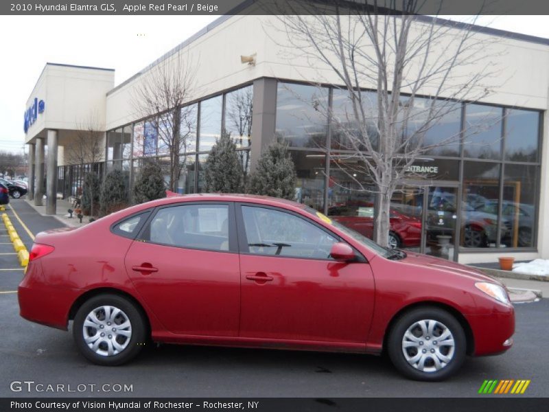 Apple Red Pearl / Beige 2010 Hyundai Elantra GLS