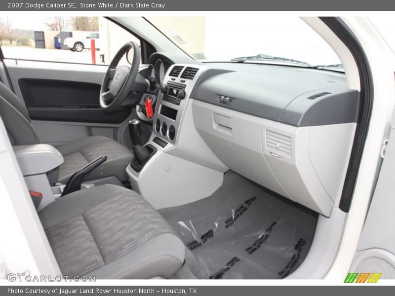Stone White / Dark Slate Gray 2007 Dodge Caliber SE