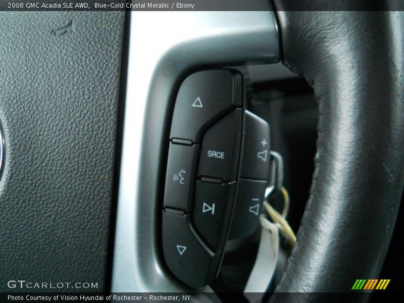 Blue-Gold Crystal Metallic / Ebony 2008 GMC Acadia SLE AWD
