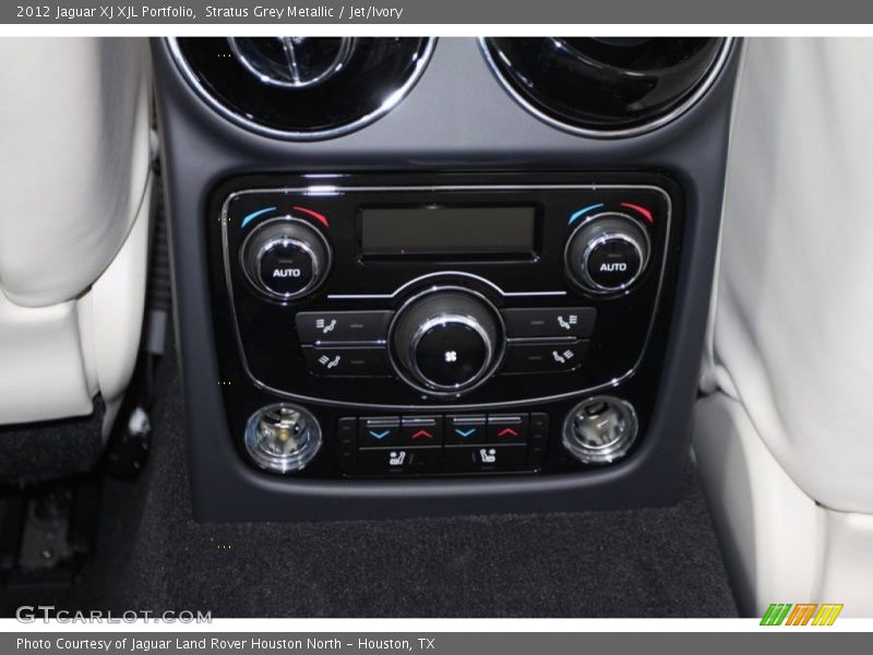 Stratus Grey Metallic / Jet/Ivory 2012 Jaguar XJ XJL Portfolio