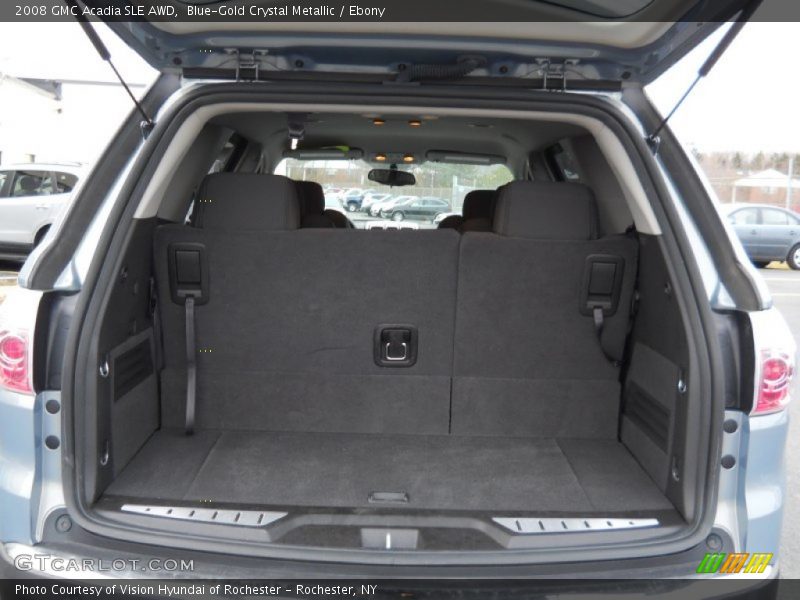 Blue-Gold Crystal Metallic / Ebony 2008 GMC Acadia SLE AWD