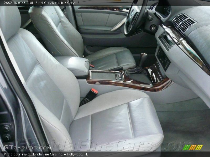 Steel Grey Metallic / Grey 2002 BMW X5 3.0i