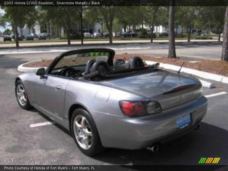 Silverstone Metallic / Black 2003 Honda S2000 Roadster