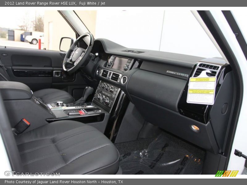 Fuji White / Jet 2012 Land Rover Range Rover HSE LUX