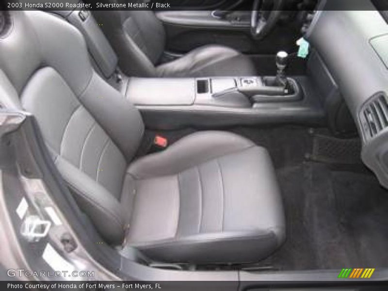 Silverstone Metallic / Black 2003 Honda S2000 Roadster