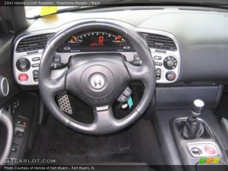 Silverstone Metallic / Black 2003 Honda S2000 Roadster