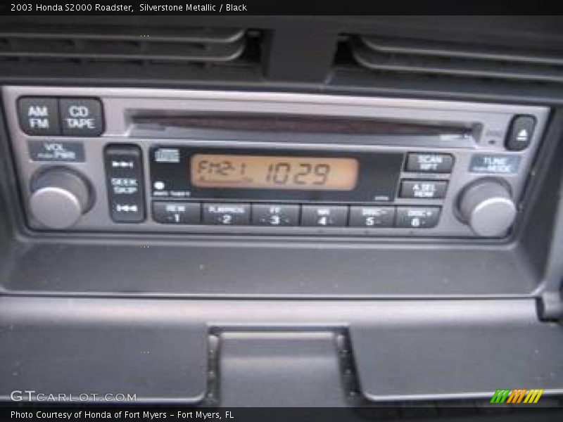 Silverstone Metallic / Black 2003 Honda S2000 Roadster