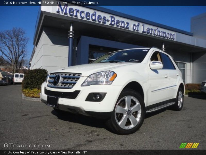 Arctic White / Cashmere 2010 Mercedes-Benz ML 350 4Matic