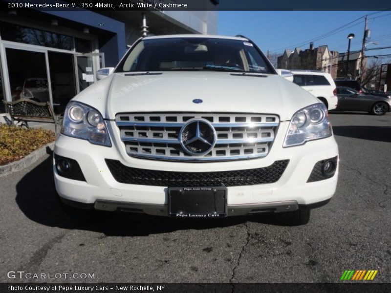 Arctic White / Cashmere 2010 Mercedes-Benz ML 350 4Matic