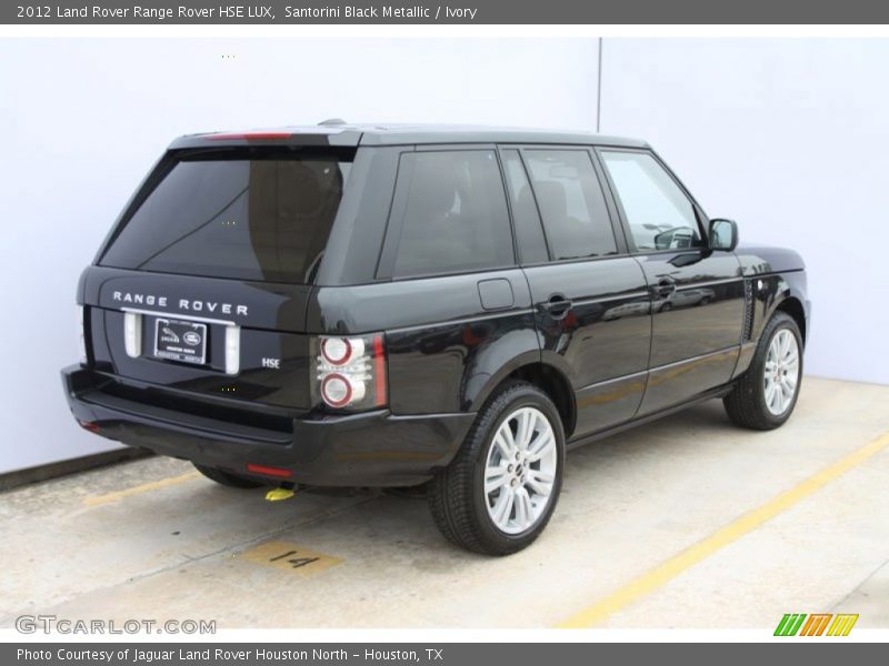 Santorini Black Metallic / Ivory 2012 Land Rover Range Rover HSE LUX