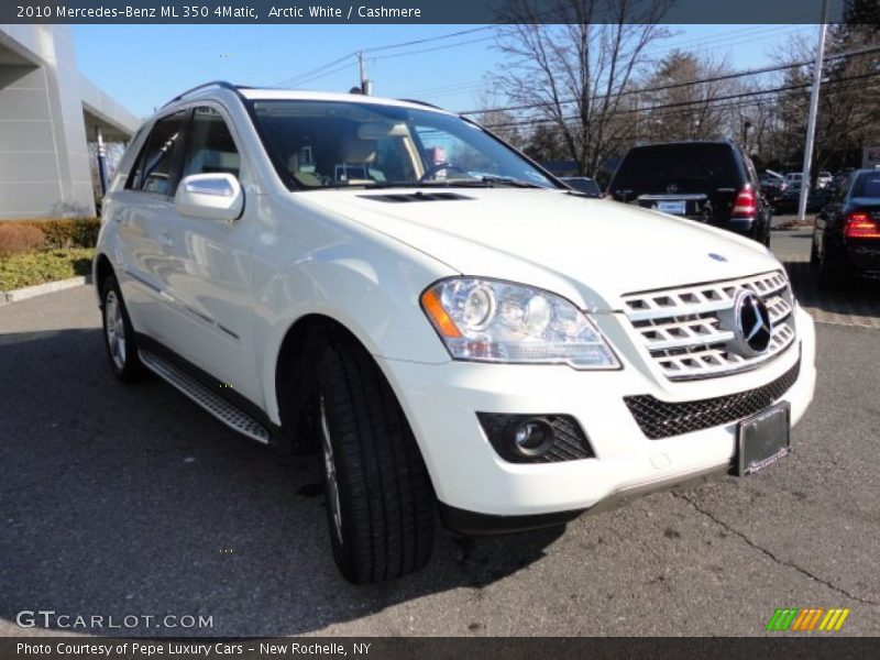 Arctic White / Cashmere 2010 Mercedes-Benz ML 350 4Matic