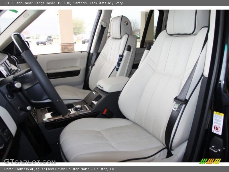 Santorini Black Metallic / Ivory 2012 Land Rover Range Rover HSE LUX