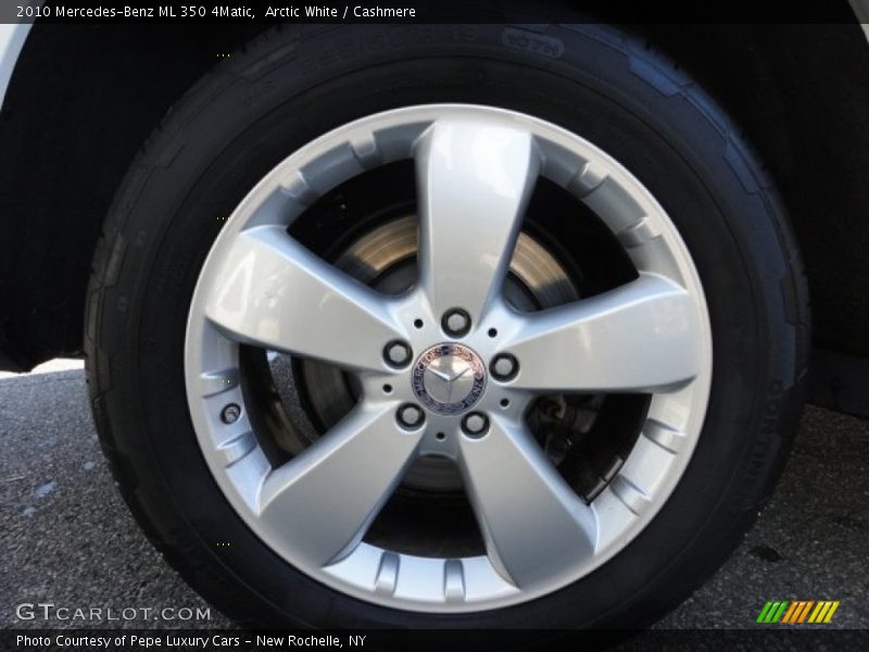 Arctic White / Cashmere 2010 Mercedes-Benz ML 350 4Matic