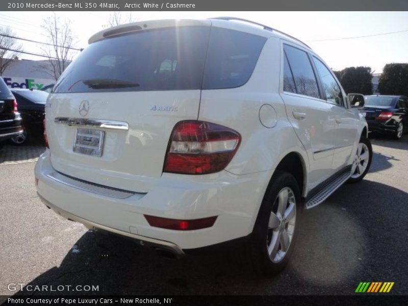 Arctic White / Cashmere 2010 Mercedes-Benz ML 350 4Matic