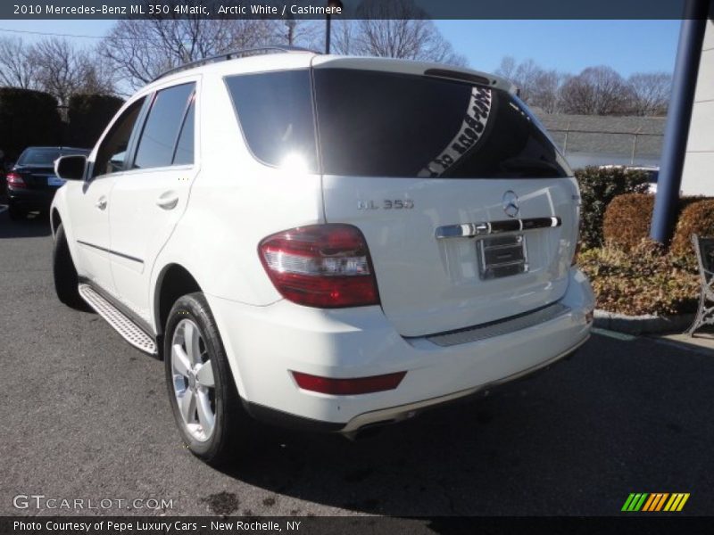 Arctic White / Cashmere 2010 Mercedes-Benz ML 350 4Matic