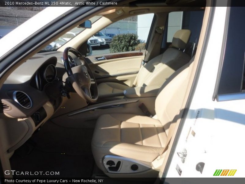 Arctic White / Cashmere 2010 Mercedes-Benz ML 350 4Matic