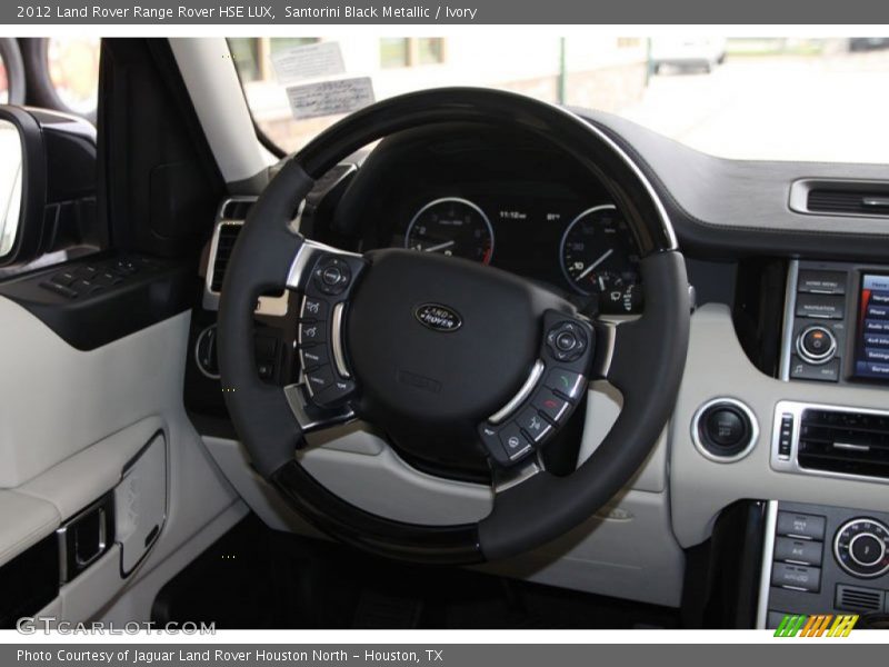Santorini Black Metallic / Ivory 2012 Land Rover Range Rover HSE LUX