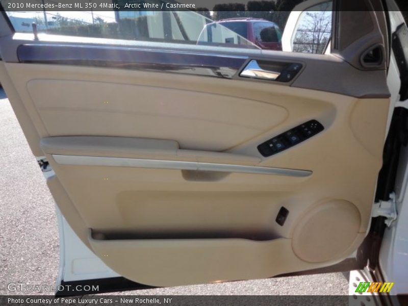 Arctic White / Cashmere 2010 Mercedes-Benz ML 350 4Matic