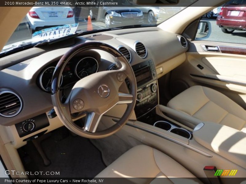 Arctic White / Cashmere 2010 Mercedes-Benz ML 350 4Matic