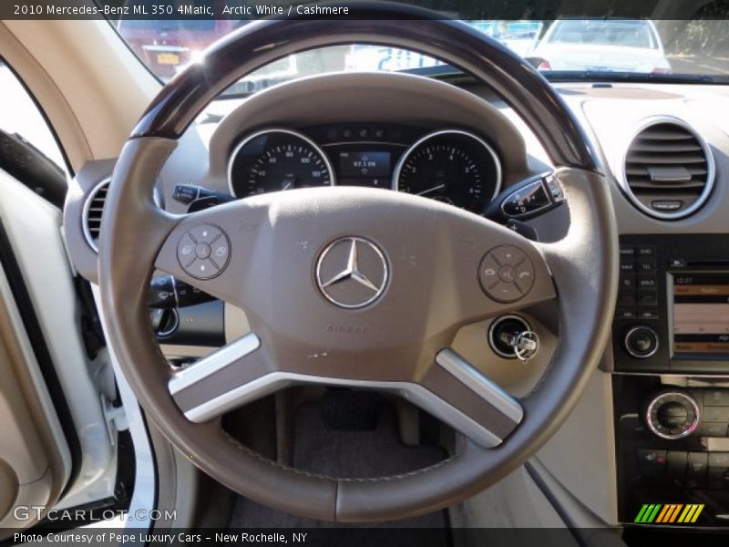 Arctic White / Cashmere 2010 Mercedes-Benz ML 350 4Matic