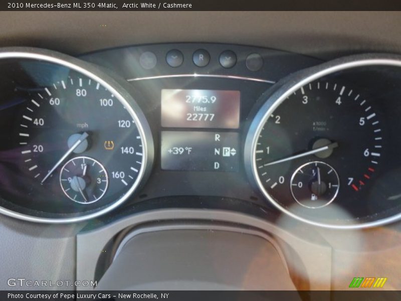 Arctic White / Cashmere 2010 Mercedes-Benz ML 350 4Matic