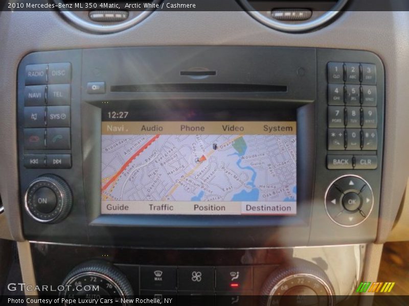 Arctic White / Cashmere 2010 Mercedes-Benz ML 350 4Matic