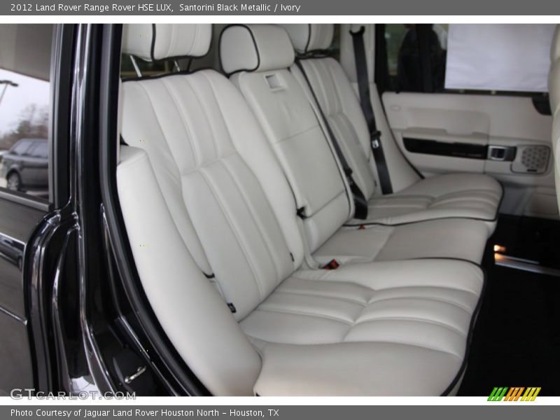 Rear Seat of 2012 Range Rover HSE LUX