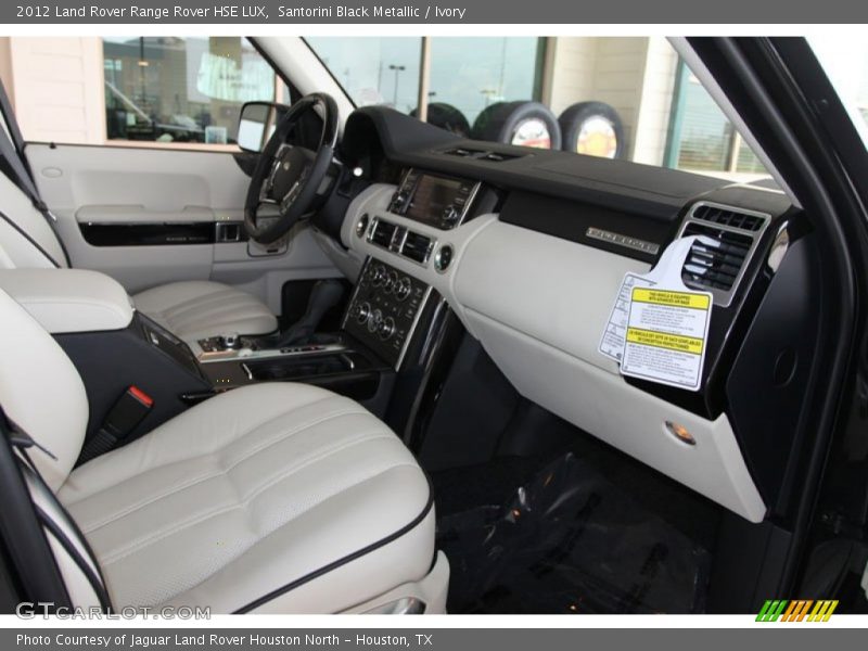 Santorini Black Metallic / Ivory 2012 Land Rover Range Rover HSE LUX