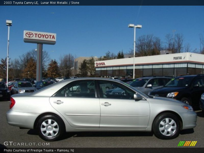 Lunar Mist Metallic / Stone 2003 Toyota Camry LE