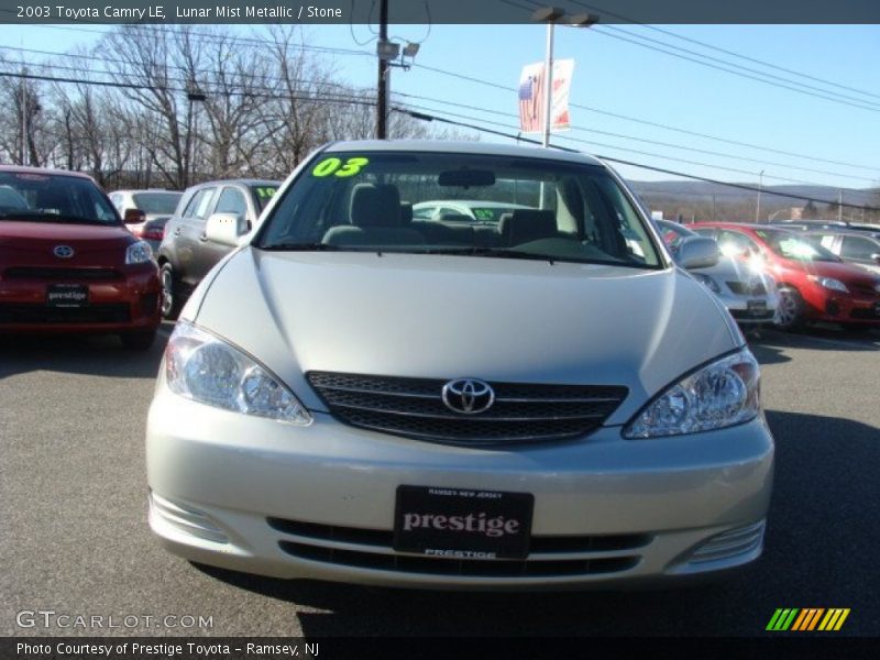 Lunar Mist Metallic / Stone 2003 Toyota Camry LE