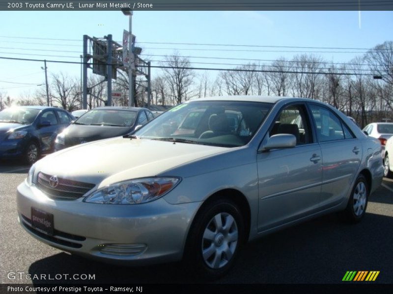 Lunar Mist Metallic / Stone 2003 Toyota Camry LE