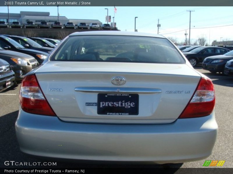 Lunar Mist Metallic / Stone 2003 Toyota Camry LE