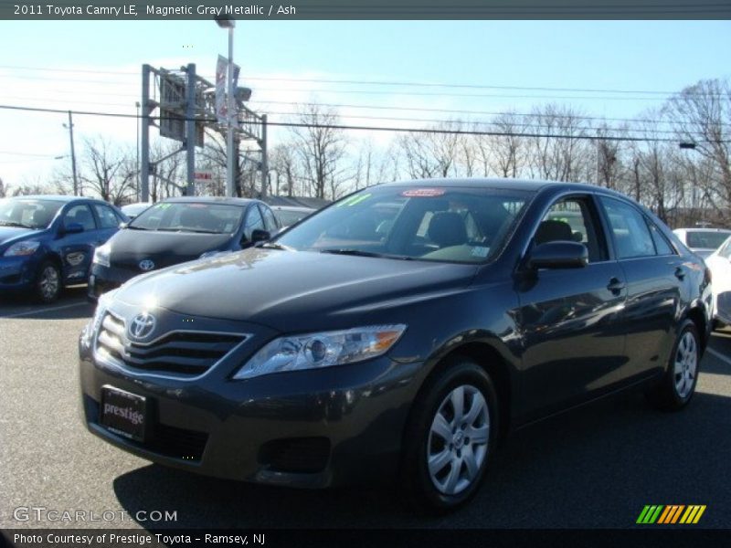 Magnetic Gray Metallic / Ash 2011 Toyota Camry LE