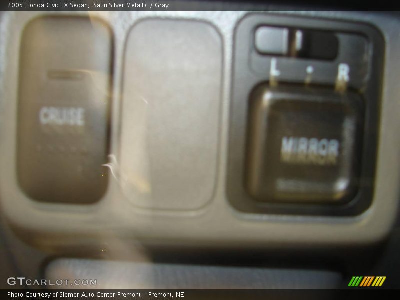 Satin Silver Metallic / Gray 2005 Honda Civic LX Sedan