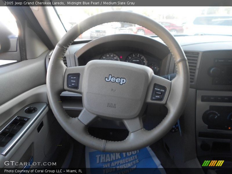 Midnight Blue Pearl / Medium Slate Gray 2005 Jeep Grand Cherokee Laredo