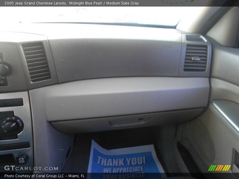 Midnight Blue Pearl / Medium Slate Gray 2005 Jeep Grand Cherokee Laredo