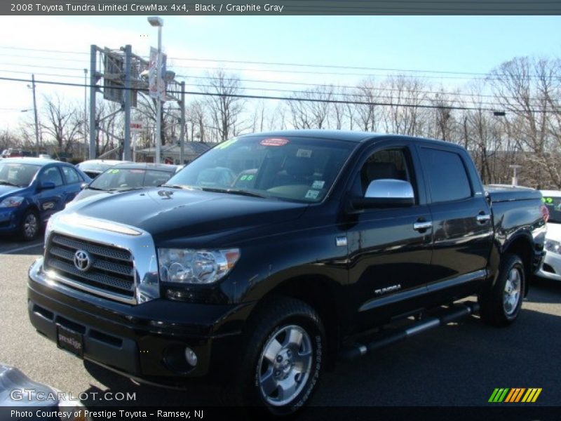 Black / Graphite Gray 2008 Toyota Tundra Limited CrewMax 4x4