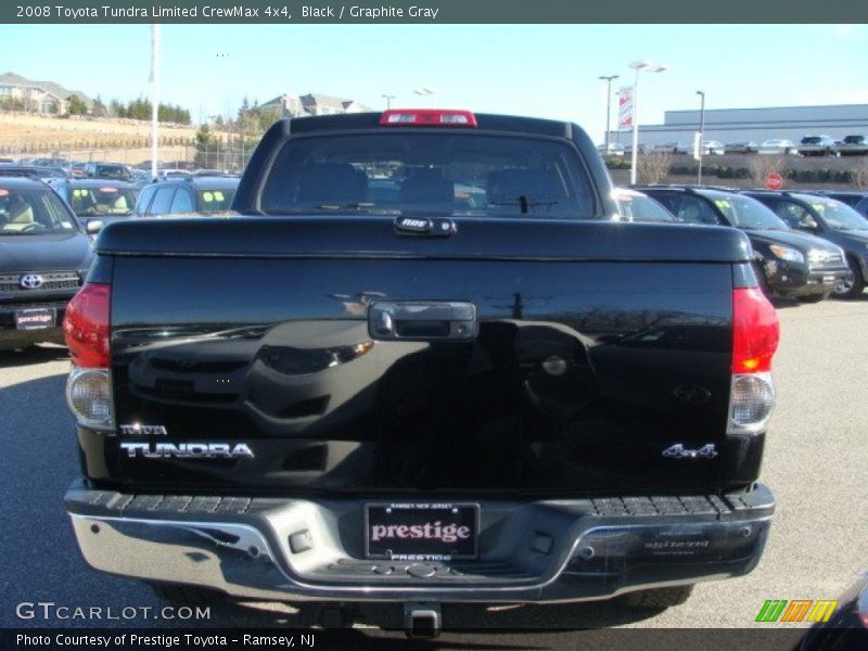 Black / Graphite Gray 2008 Toyota Tundra Limited CrewMax 4x4